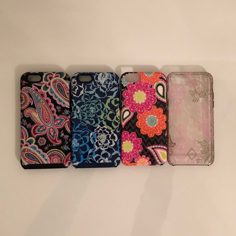 Set of 4 Ver Bradley Cases